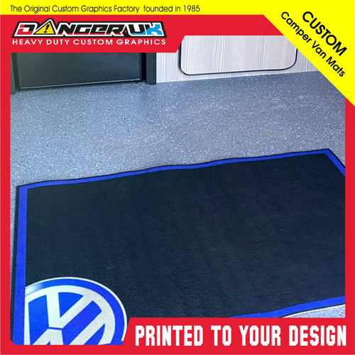 Campervan logo mat custom - mat,