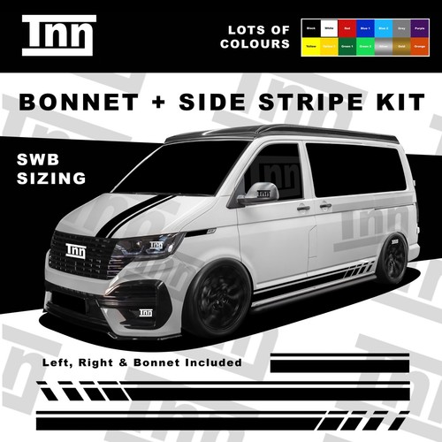 Side stripe bonnet - side,