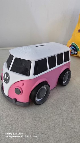 Printed campervan money - printed, vw