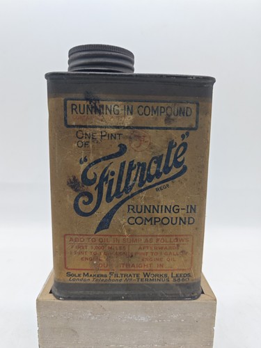 Filtrate running compound - in,