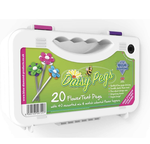 Daisy tent pegs mix - 20,