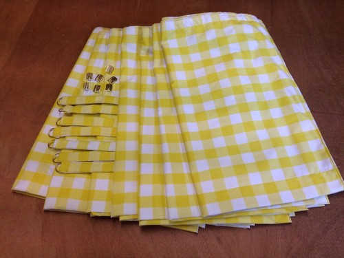 Gingham both sides - sides, van
