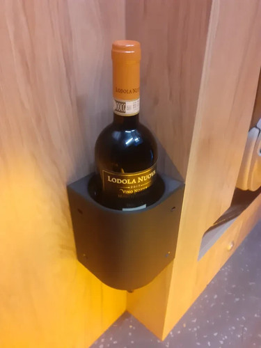 Wine bottle corner holder - bottle,