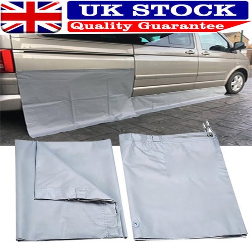 Caravan awning draught - awning, skirt