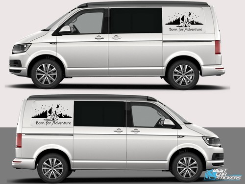 Camper van side - decals, born
