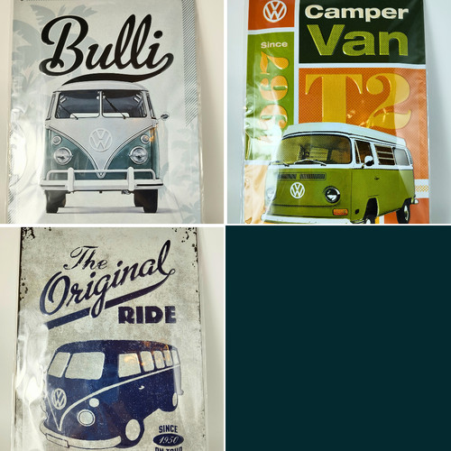 Retro metal sign bulli - retro,