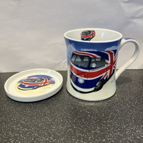 Camper van mug union jack - mug,