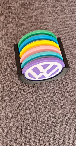 Camper van coasters set - vw,