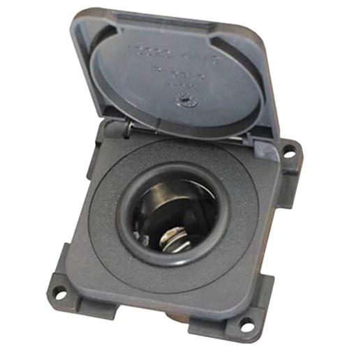 Cbe grey 12v automatic socket - grey,