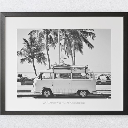 Retro camper van volkswagen - vw,