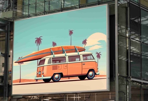 Camper van poster - vw, print